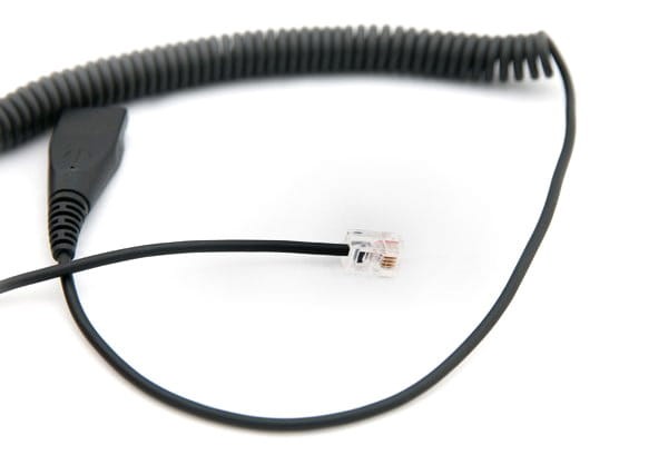 Axtel 04 QD/RJ – kabel spiralny QD-RJ – widok całości