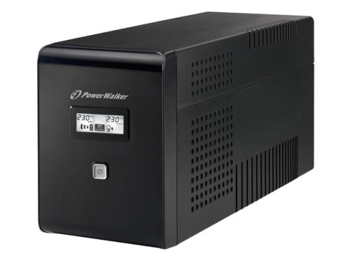 UPS POWERWALKER LINE-INTERACTIVE 1500VA 2X SCHUKO + 2XIEC OUT, RJ11/RJ45 IN/OUT, USB, LCD-1151211