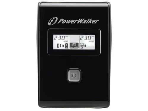 UPS POWERWALKER LINE-INTERACTIVE 650VA 2X SCHUKO OUT, RJ11 IN/OUT, USB, LCD-1151345