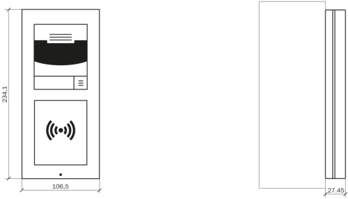 9155022 - Płyta czołowa do montażu natynkowego dla 2 modułów - wymiary.png
