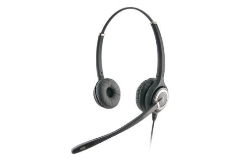 Axtel Elite HDvoice Duo NC – słuchawki Duo – widok pod kątem