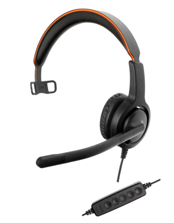 Axtel Voice UC40 Mono NC – słuchawki USB – widok z przodu