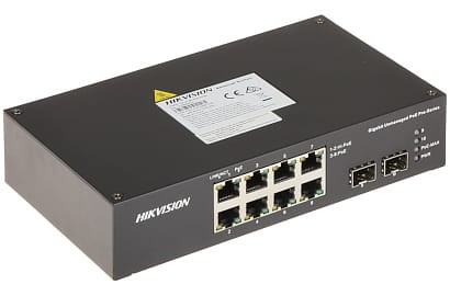 SWITCH PoE DS-3T0510HP-E/HS 8-PORTOWY + 2 x SFP Hikvision-1188163