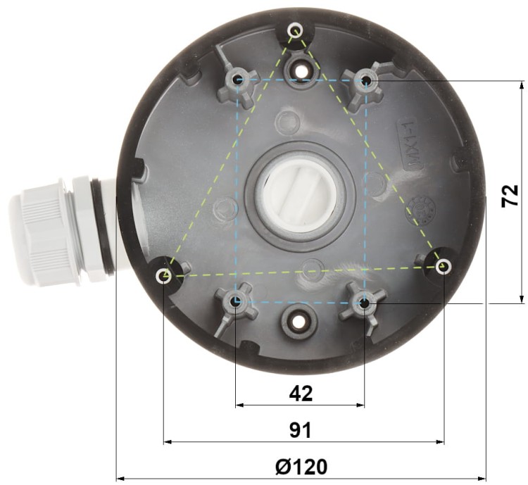 UCHWYT KAMERY DS-1280ZJ-DM46 Hikvision-1193499