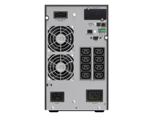 UPS POWERWALKER ON-LINE 1/1 FAZY 3000VA ICT IOT PF1 USB/RS-232, 8X IEC C13 + 1X C19, C20 EPO, TOWER-1193944