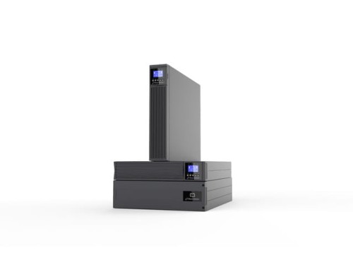 UPS RACK 19" POWERWALKER ON-LINE 6000VA ICR IOT PF1, TERMINAL OUT, USB/RS-232, LCD-1209863