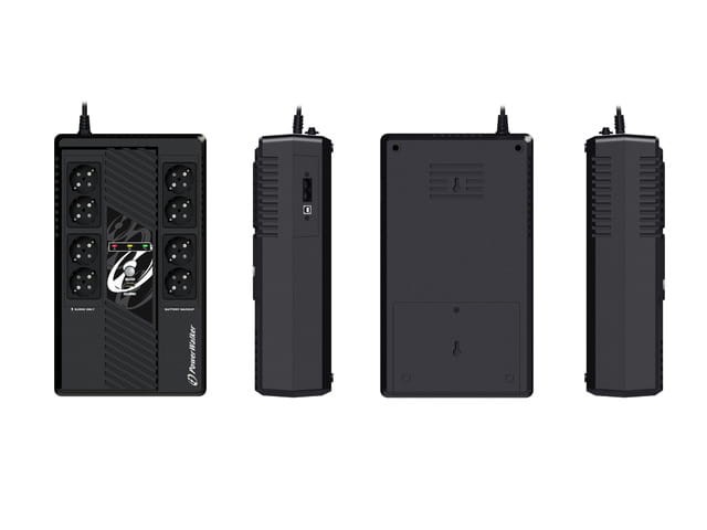 UPS POWERWALKER LINE-INTERACTIVE 1000VA MS 8X 230V PL, RJ45 IN/OUT, USB HID, ŁADOWARKA-1161370