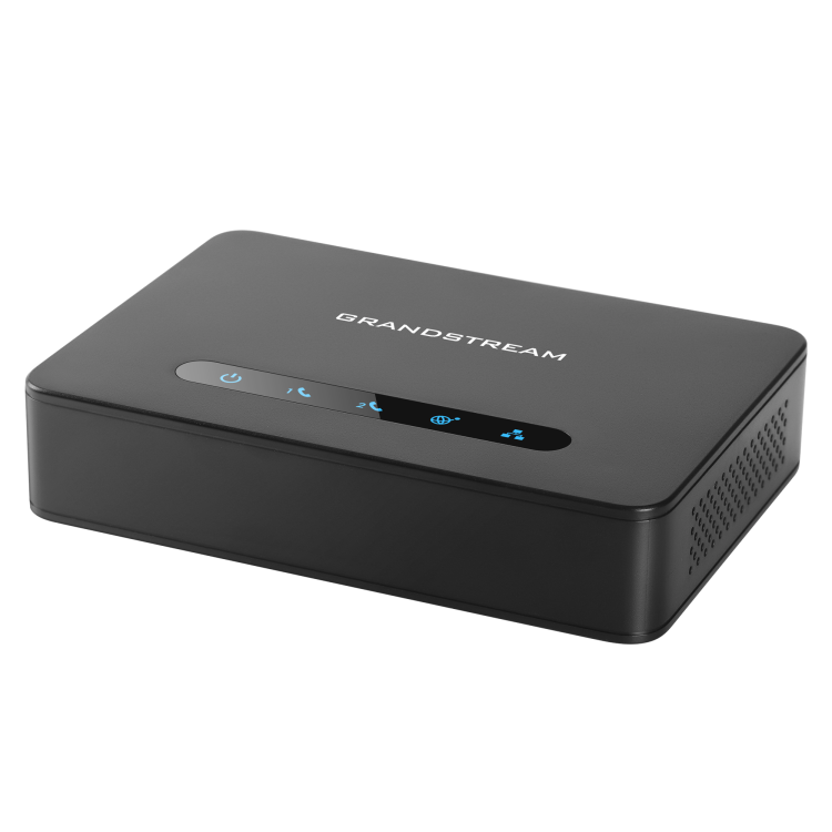 Grandstream HT812 – bramka VoIP – widok pod kątem