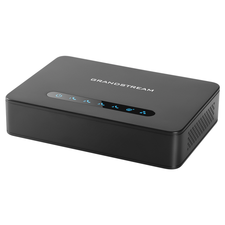 Grandstream HT814 – bramka VoIP – widok pod kątem.jpg