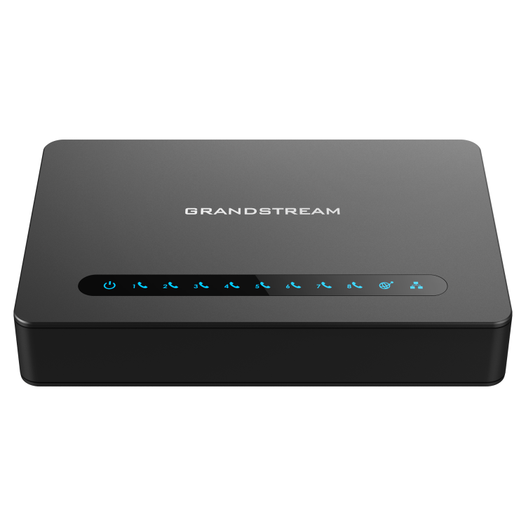 Grandstream HT818 – bramka VoIP – widok z przodu