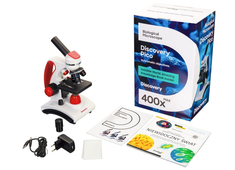 (PL) Mikroskop Discovery Pico Terra z książką-1432508
