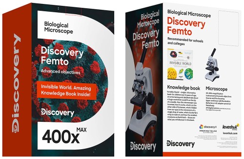 (PL) Mikroskop Discovery Femto Polar z książką-1430657