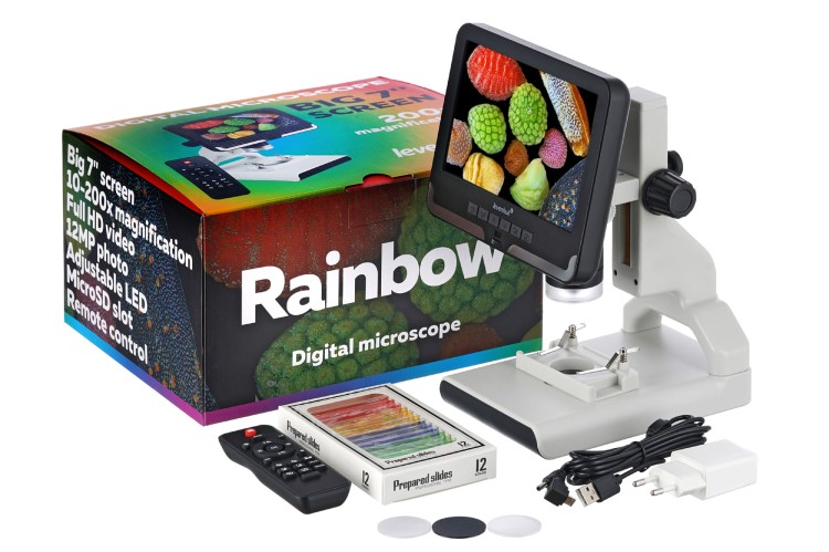 Mikroskop cyfrowy Levenhuk Rainbow DM700 LCD-1428009