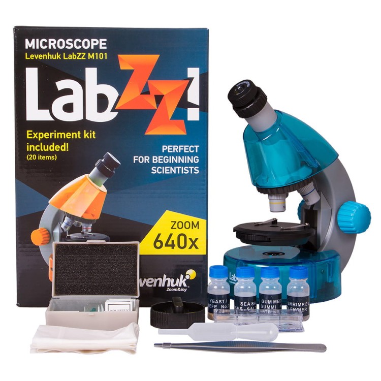 (PL) Mikroskop Levenhuk LabZZ M101 Azure\Lazur-1443377
