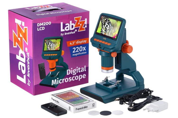 Mikroskop cyfrowy Levenhuk LabZZ DM200 LCD-1428024