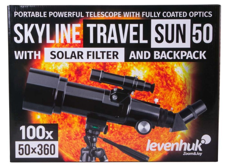 Teleskop Levenhuk Skyline Travel Sun 50-1444576