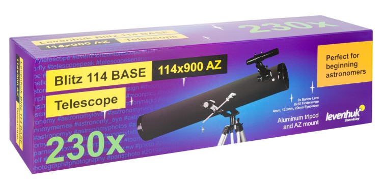 Teleskop Levenhuk Blitz 114 BASE-1428110