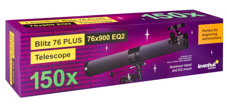 Teleskop Levenhuk Blitz 76 PLUS-1428123