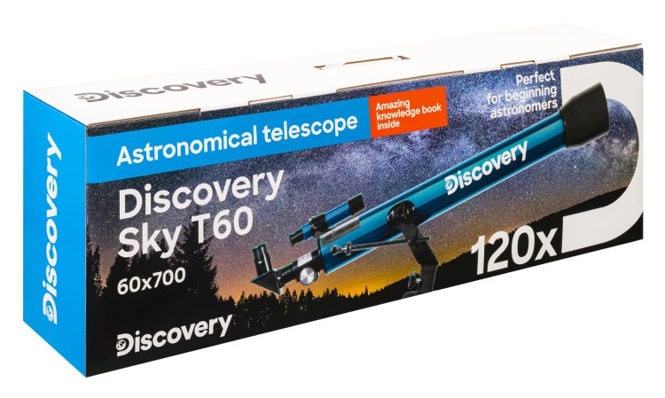 (PL) Teleskop Discovery Sky T60 z książką-1432856