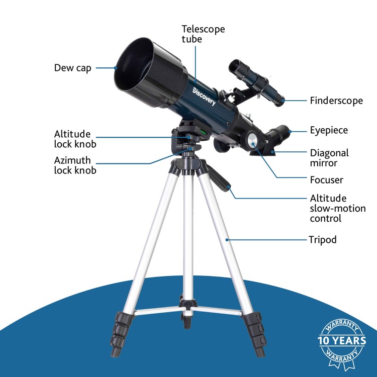 (PL) Teleskop Discovery Sky Trip ST70 z książką-1433270