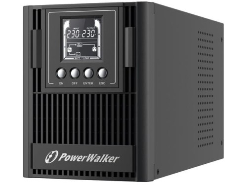 UPS POWERWALKER VFI 1000 AT FR ON-LINE 1000VA 3X 230V PL USB-B RS-232 LCD TOWER EPO-1151479