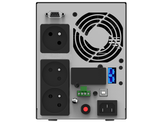 UPS POWERWALKER VFI 1000 AT FR ON-LINE 1000VA 3X 230V PL USB-B RS-232 LCD TOWER EPO-1151480