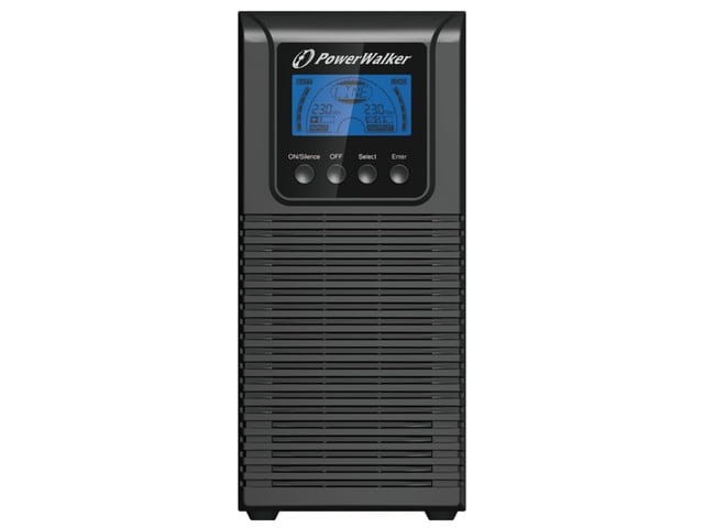 UPS POWERWALKER VFI 1000 TGS ON-LINE 1000VA TGS 3X IEC C13 USB-B RS-232 LCD TOWER EPO BEZ AKU-1151485