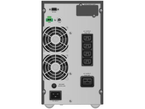 UPS POWERWALKER VFI 3000 TG ON-LINE 3000VA TG 4X IEC C13 USB-B RS-232 LCD TOWER EPO-1151530