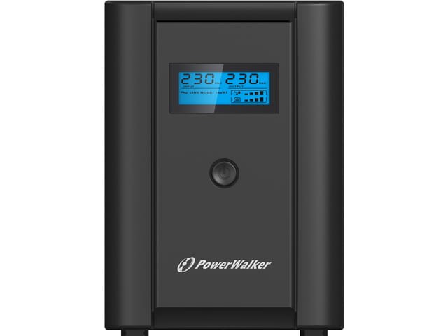 UPS POWERWALKER VI 1200 SHL LINE-INTERACTIVE 1200VA 2X SCHUKO 2X IEC C13 USB-B LCD-1151198