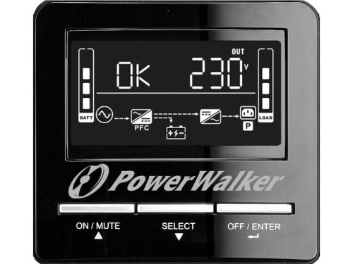 UPS POWERWALKER VI 3000 CW FR LINE-INTERACTIVE 3000VA 3X 230V PL USB-B RS-232 LCD EPO-1151289