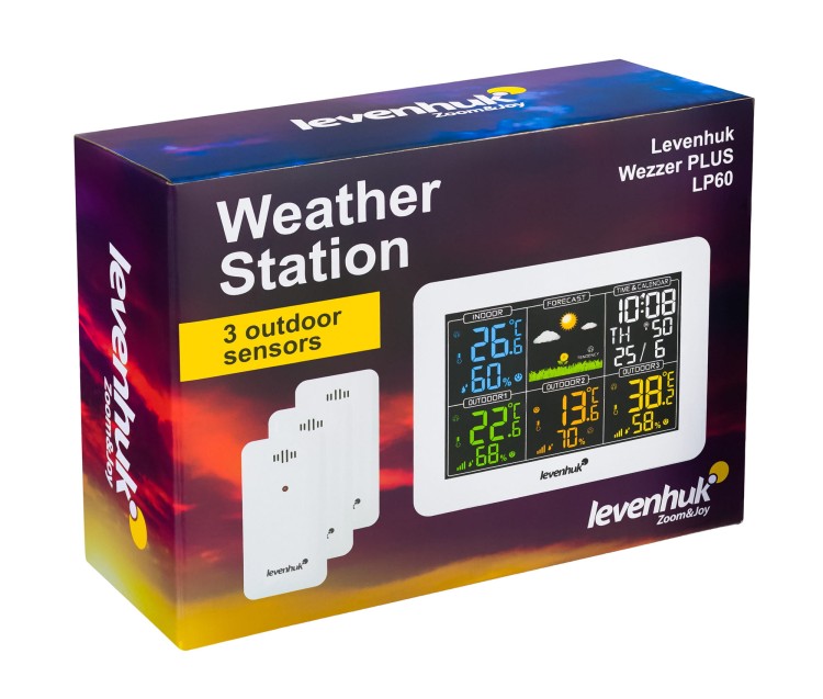 Stacja meteorologiczna Levenhuk Wezzer PLUS LP60-1451011