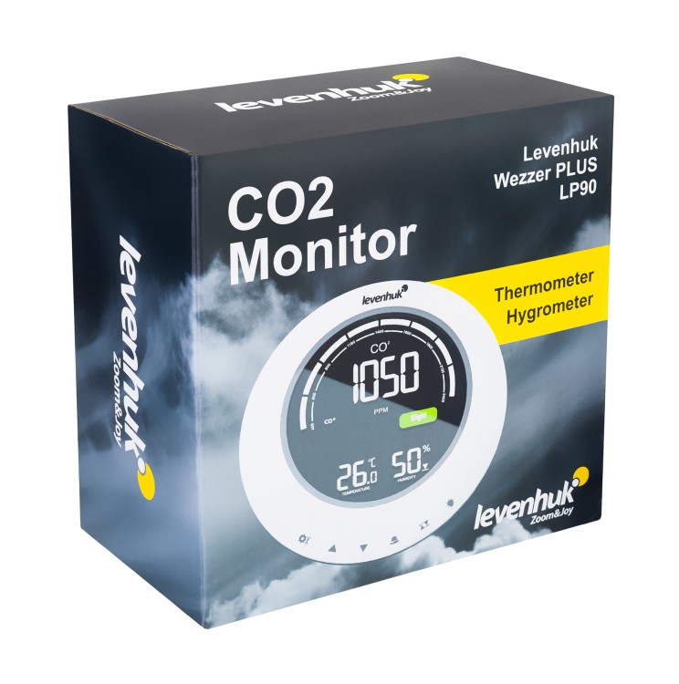 Miernik stężenia CO2 Levenhuk Wezzer PLUS LP90-1452666