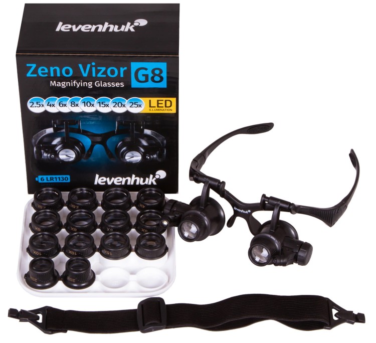 Okulary powiększające Levenhuk Zeno Vizor G8-1458675