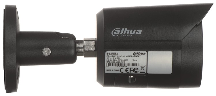KAMERA IP IPC-HFW2249S-S-IL-0280B-BLACK WizSense - 1080p 2.8mm DAHUA-1517676