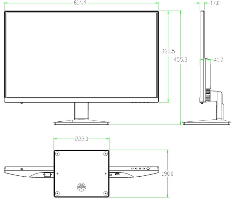 MONITOR VGA, HDMI LM27-L200 27" DAHUA-1360823