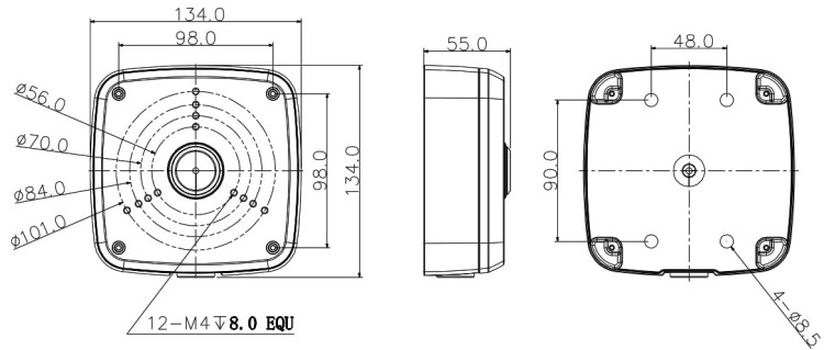 UCHWYT KAMERY PFA122-V2 DAHUA-1338843