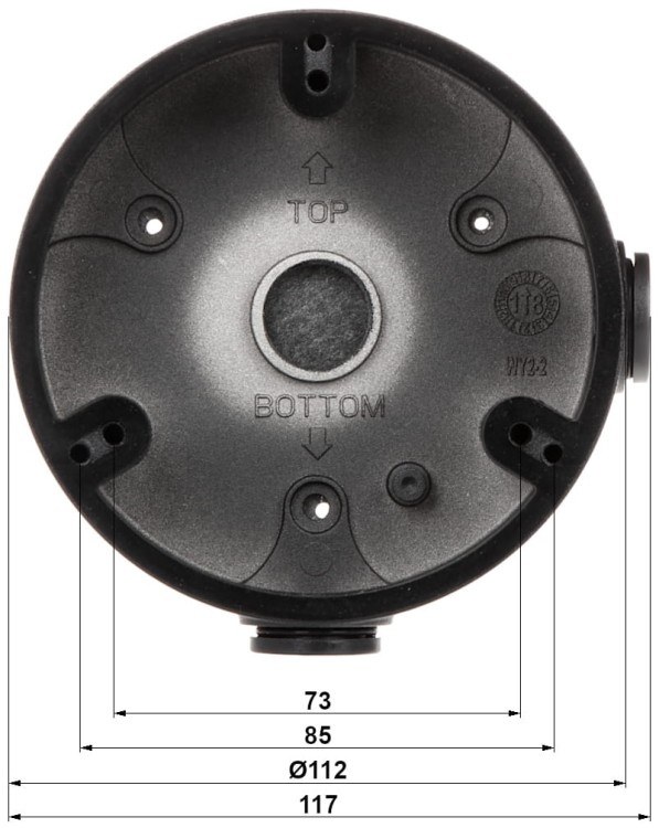 UCHWYT KAMERY PFA136-BLACK DAHUA-1341333