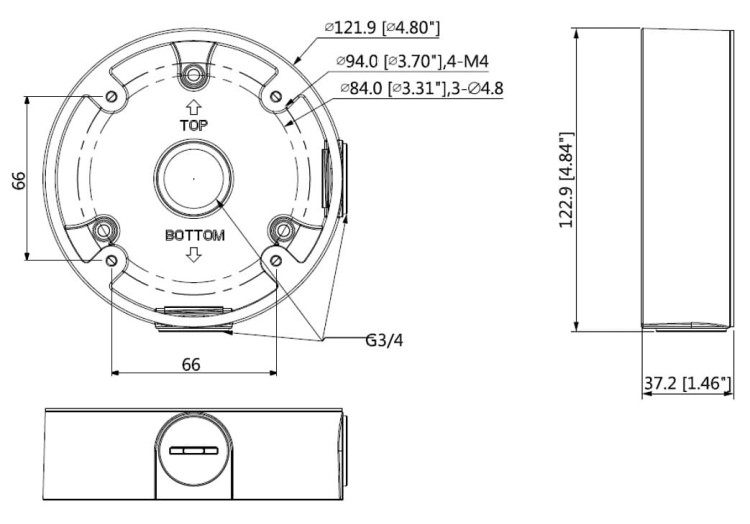 UCHWYT KAMERY PFA13C DAHUA-1362369