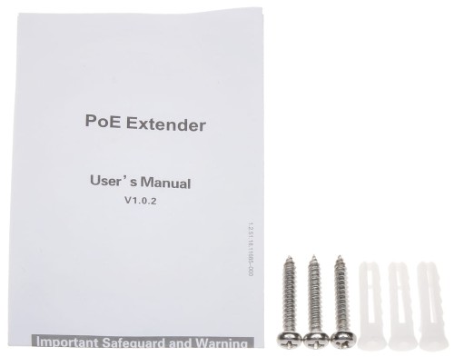 SWITCH POE / EXTENDER PFT1300 3-PORTOWY DAHUA-1337648