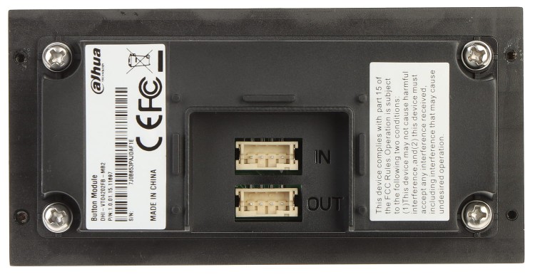 MODUŁ KLAWIATURY VTO4202FB-MB2 DO MODUŁU VTO4202FB-P DAHUA-1319249