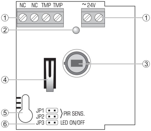 SUFITOWA CZUJKA PIR AQUA-RING-S SATEL-1342961