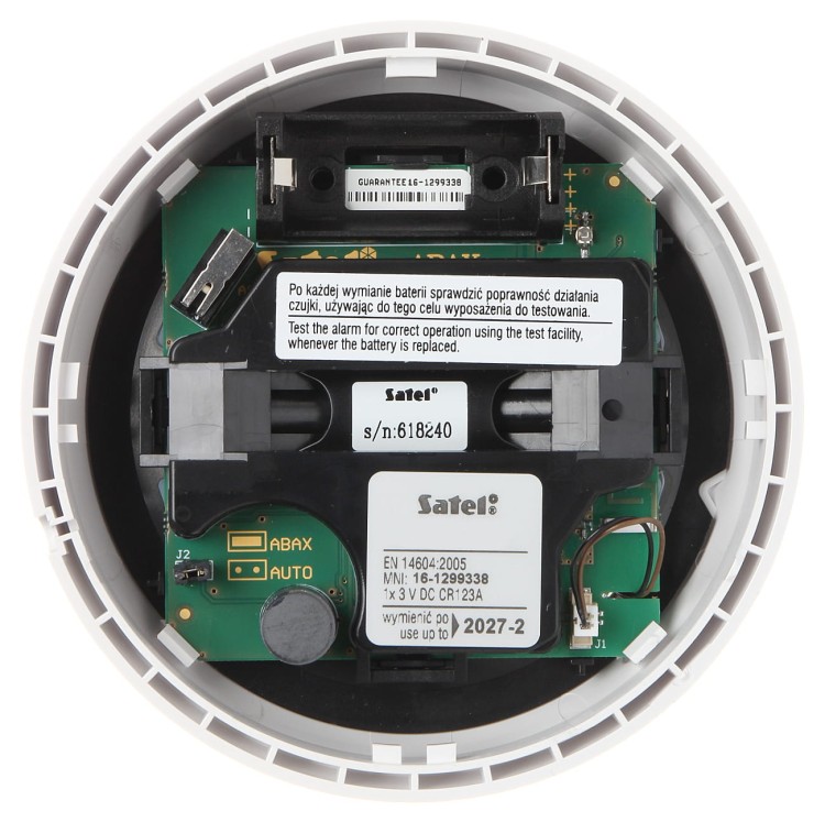BEZPRZEWODOWA CZUJKA DYMU ASD-250 ABAX/ABAX2 SATEL-1339269