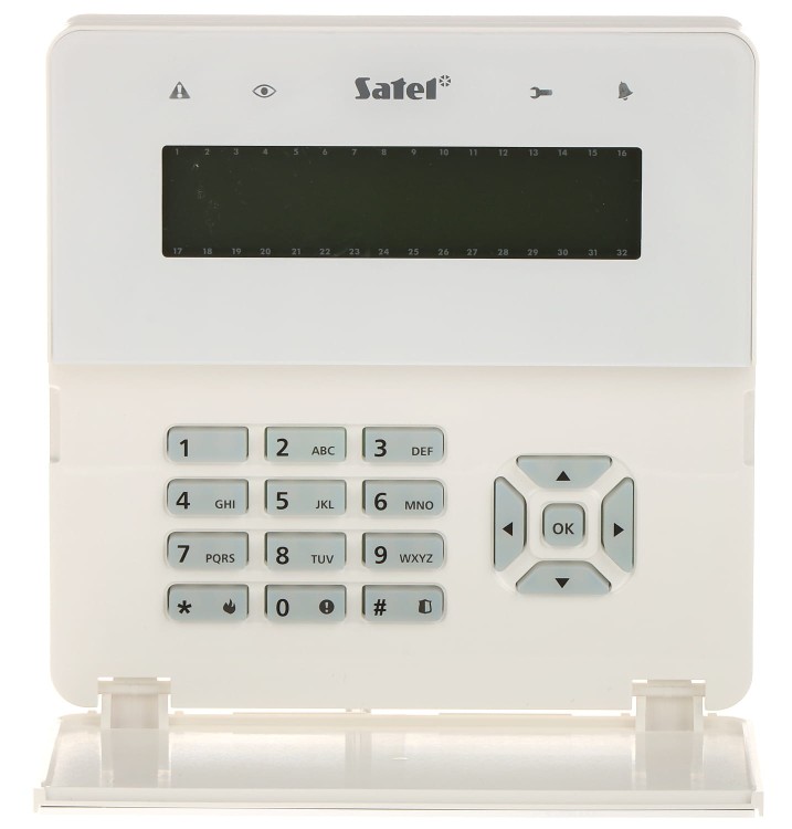 KLAWIATURA DO CENTRALI ALARMOWEJ INT-KLFR-W SATEL-1328064
