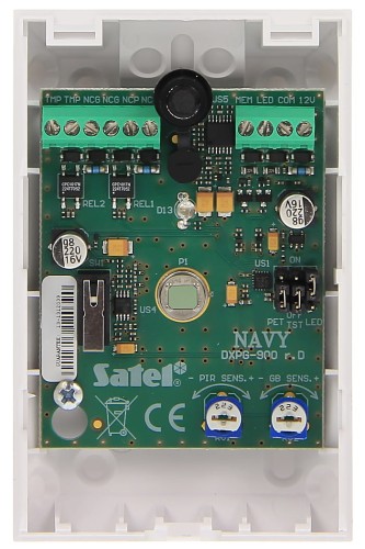 CZUJKA PIR I ZBICIA SZKŁA NAVY SATEL-1352507