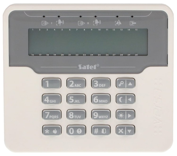 KLAWIATURA DO CENTRALI ALARMOWEJ VERSA-LCDM-WH SATEL-1352945
