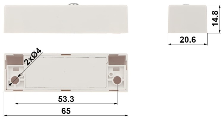 KONTAKTRON BOCZNY MC440 ALARMTECH-1325789