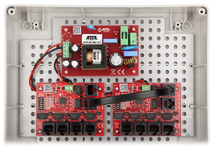 SWITCH POE IP-9-11-L2 8-PORTOWY ATTE-1336831