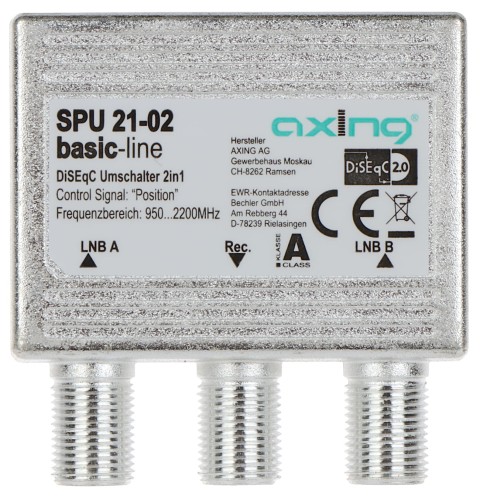 PRZEŁĄCZNIK SPU-21-02 DiSEqC 2.0AXING-1344625