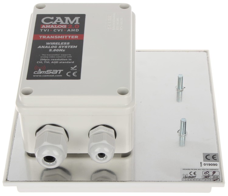 ZESTAW DO TRANSMISJI BEZPRZEWODOWEJ 5.8 GHz CAM-ANALOG-2.0 KOMPLET TXRX-1335367