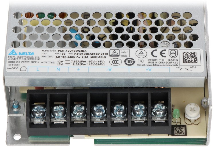 ZASILACZ IMPULSOWY PMT-12V100W2BA Delta Electronics-1337013